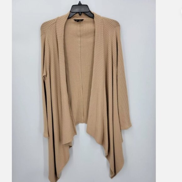 New NWT Banana Republic Long sleeve ribbed waterfall cardigan size small - Picture 1 of 4